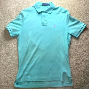 Men’s Small Teal Ralph Lauren Short Sleeve Polo